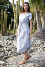 Imogen Midi Dress - Grey