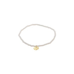 Indie Bracelet - Gold Plated - White