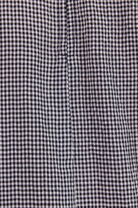 Influential Black White Mini Gingham High Neck Top