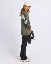 Interval Crew Longsleeve - Khaki
