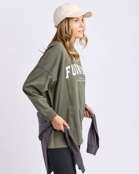 Interval Crew Longsleeve - Khaki