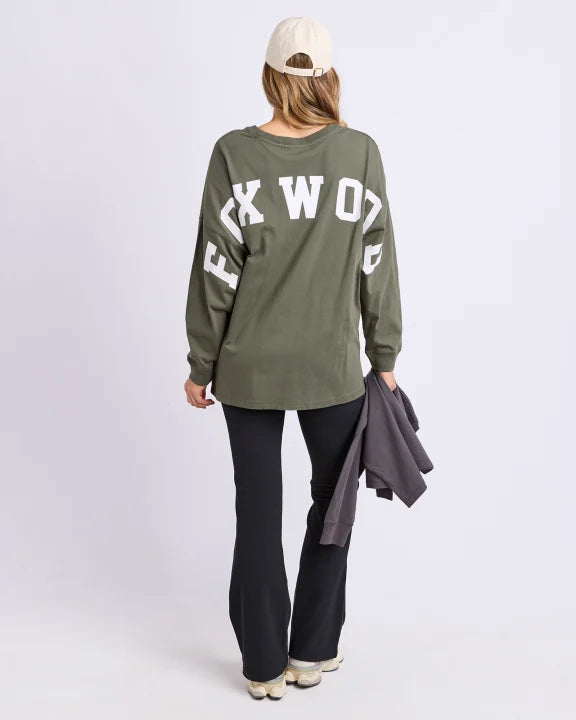 Interval Crew Longsleeve - Khaki