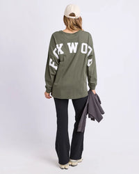 Interval Crew Longsleeve - Khaki