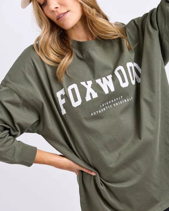 Interval Crew Longsleeve - Khaki