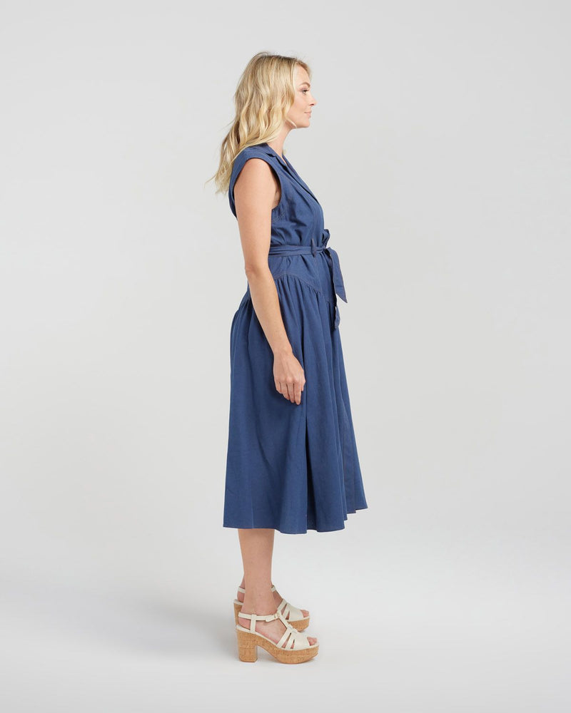 Ivy Dress - Deep Blue