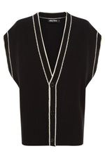 Avino Knit Vest - Black