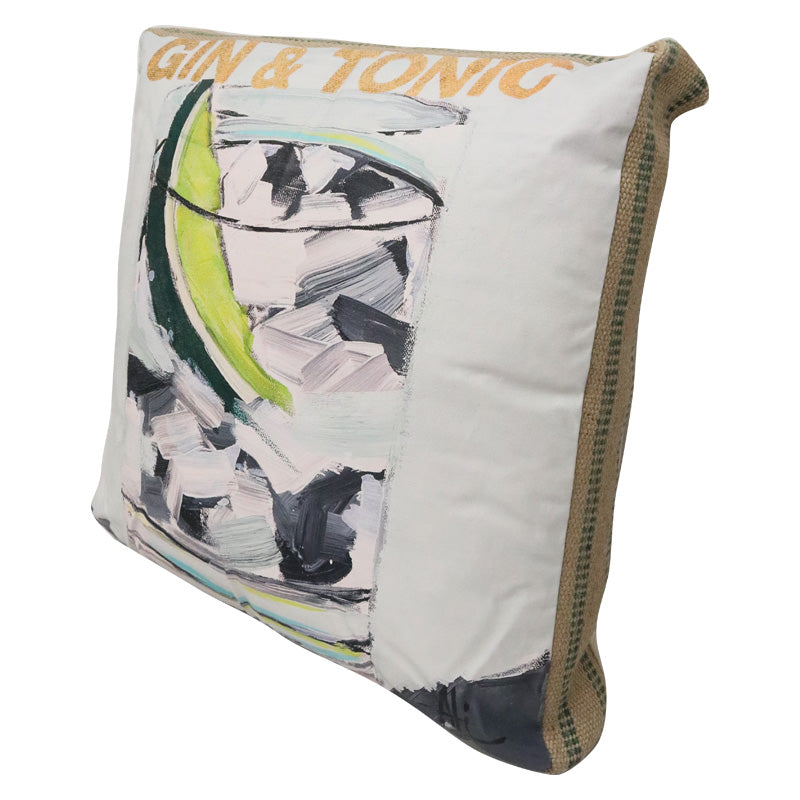 Art Cushion  - Gin & Tonic