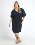 Joy Dress - Navy