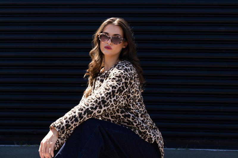 Tied Up Jacket - Animal Print