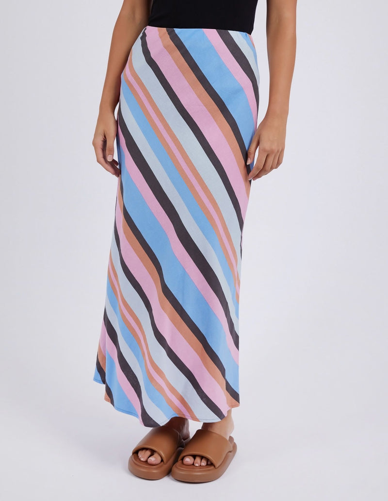 Gazelle Stripe Skirt - Multi Stripe