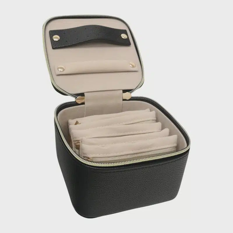 Jewellery Travel Box Square - Black