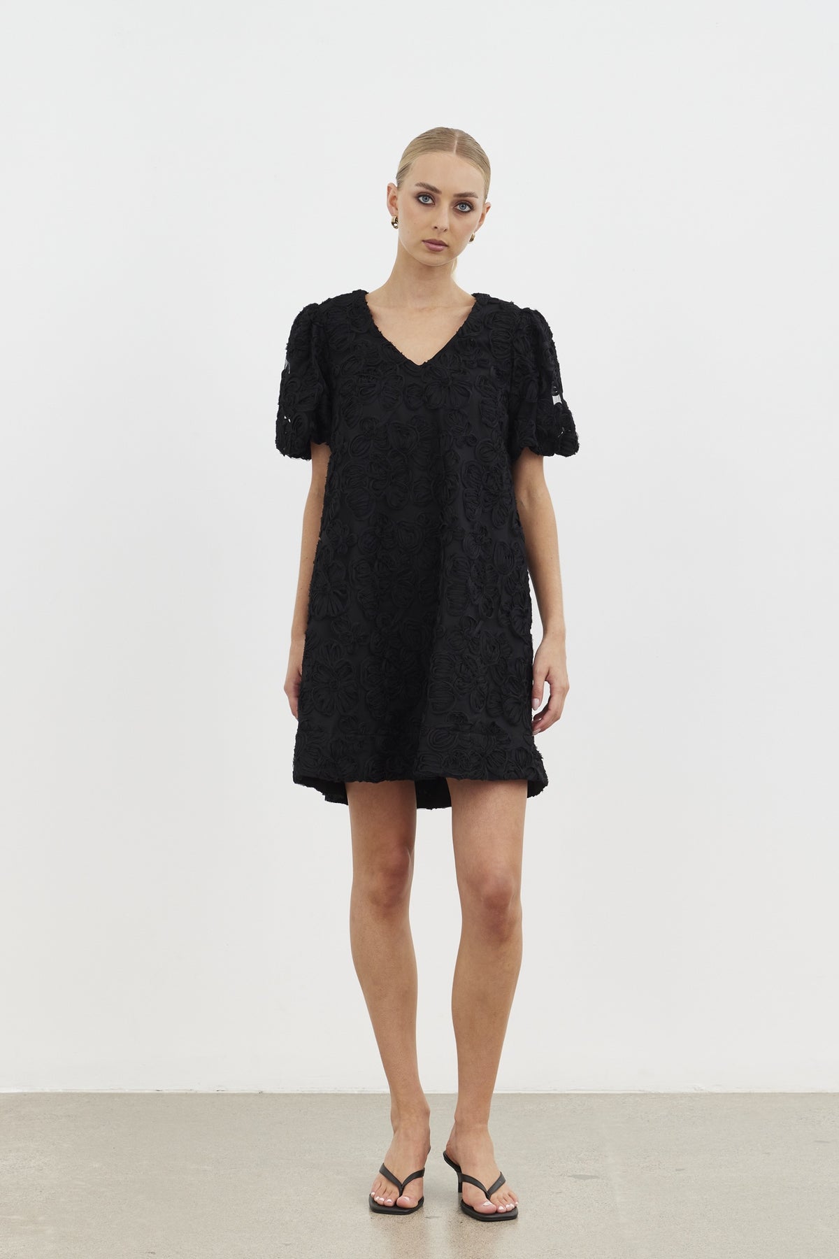 Harmony Mini Dress - Black Cornelli