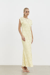 Amani Maxi Dress - Buttercream