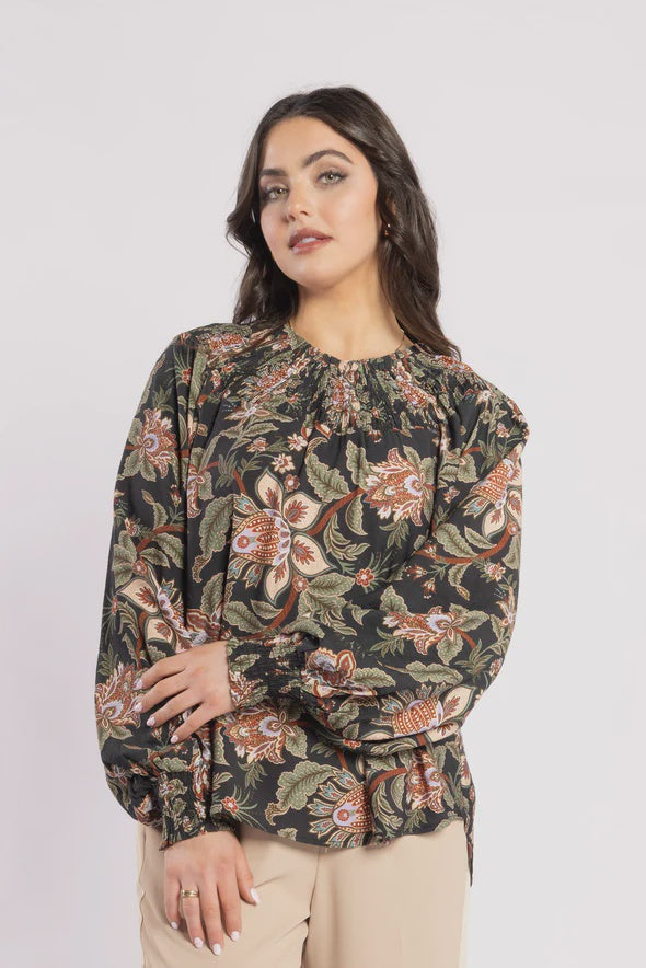 Karin Blouse - Del Ray Black