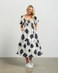 Kate Dress - Ink Azalea