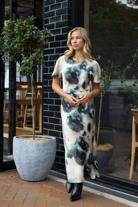 Keiko Dress - Olive Grove