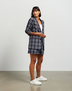 Kennedy Blazer - Ink Plaid