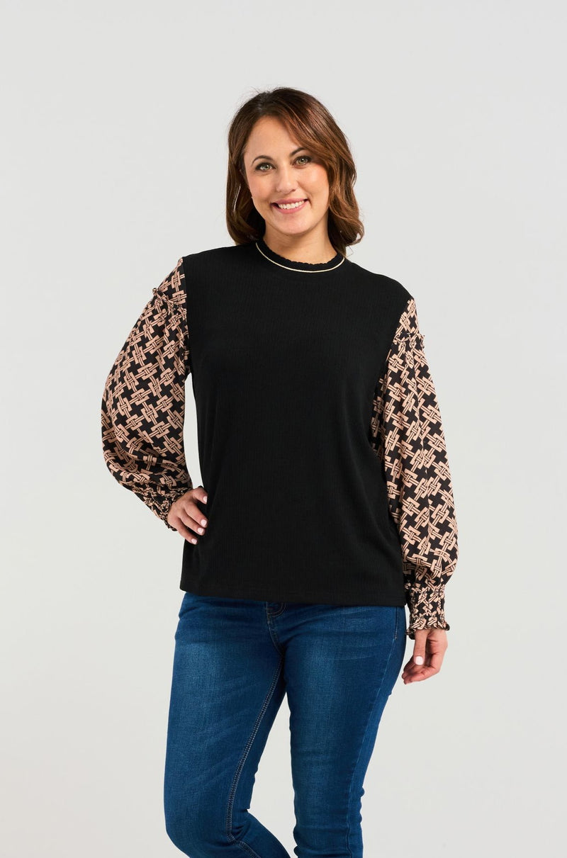 Kiana Top - Basket Weave