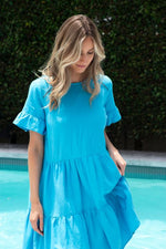 Molly Dress - Santorini Blues