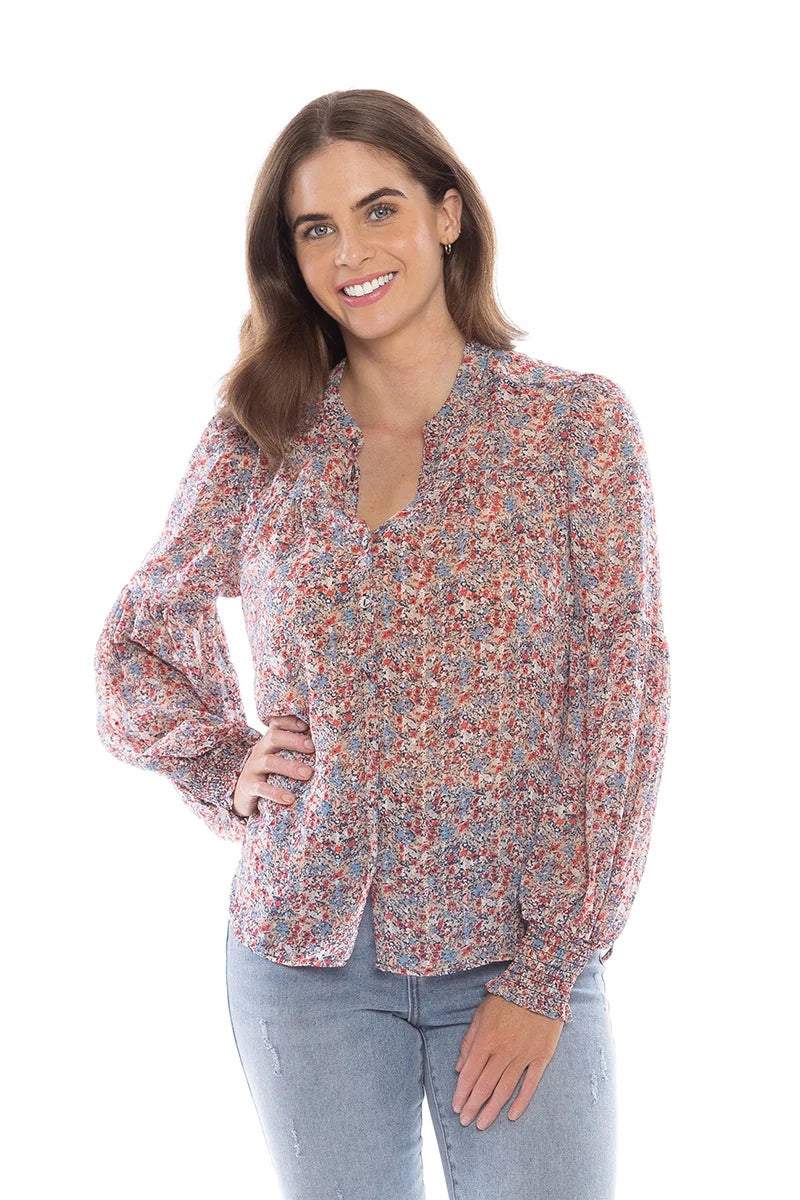 Keeper Blouse - Winter Bouquet