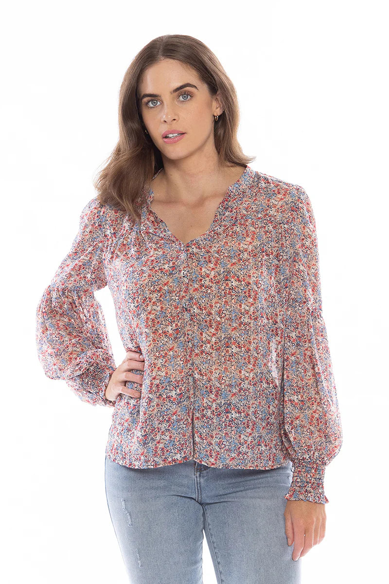 Keeper Blouse - Winter Bouquet