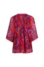 Festive Blouse - Rouge Multi