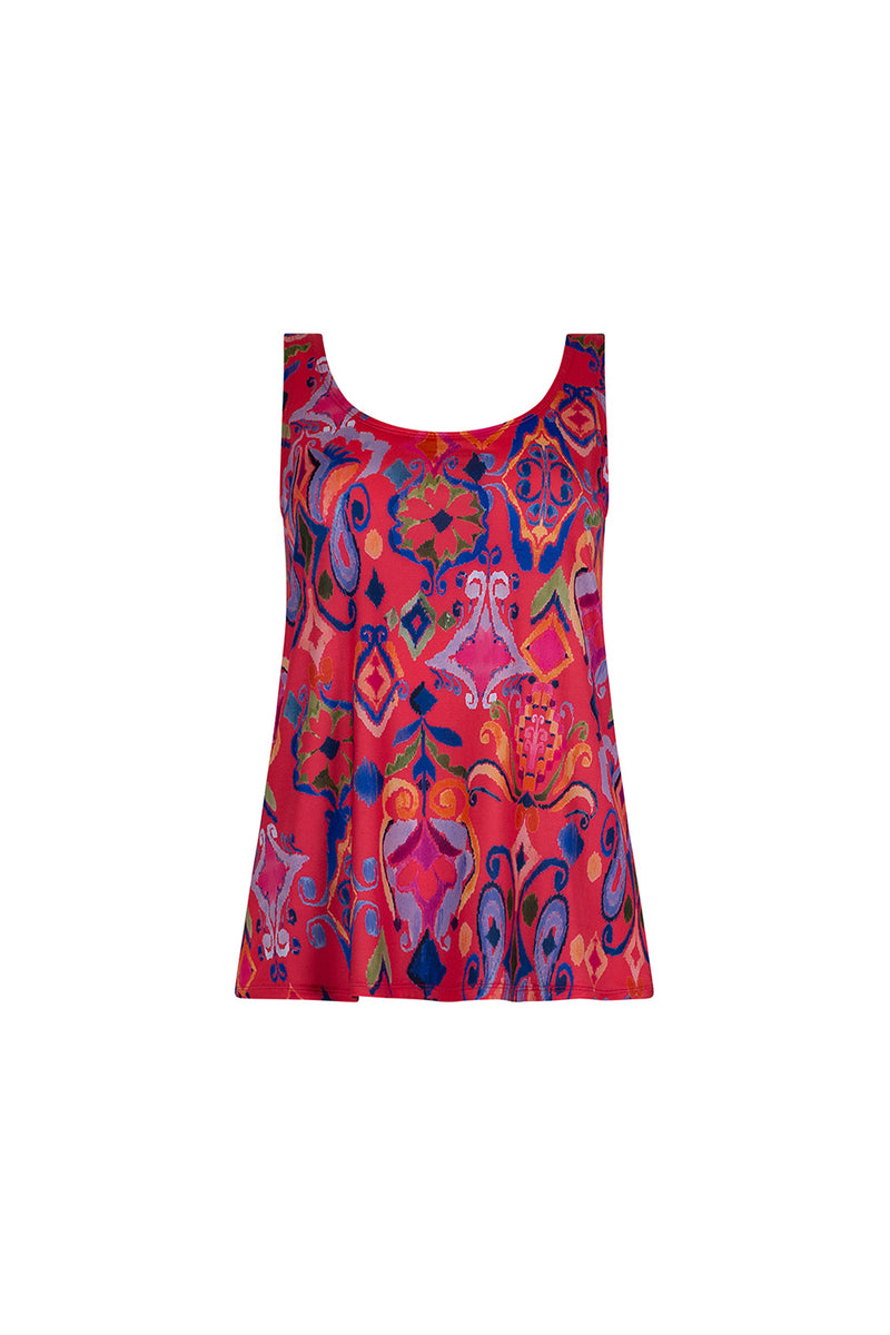 Festive Blouse - Rouge Multi