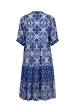 Aria Dress - Cobalt Multi