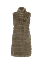 Luna Gilet - Taupe