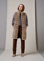 Luna Gilet - Taupe