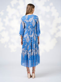 Sibella Midi Dress - Chambray Multi