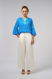 Samira Blouse - Electric Blue