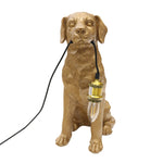 Labrador Table Lamp - Gold