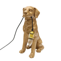 Labrador Table Lamp - Gold