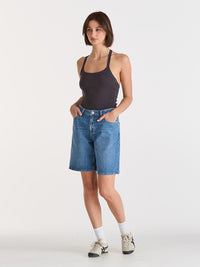 Mid Baggy Short - Serotonin Blue