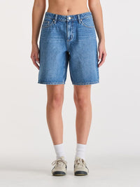 Mid Baggy Short - Serotonin Blue