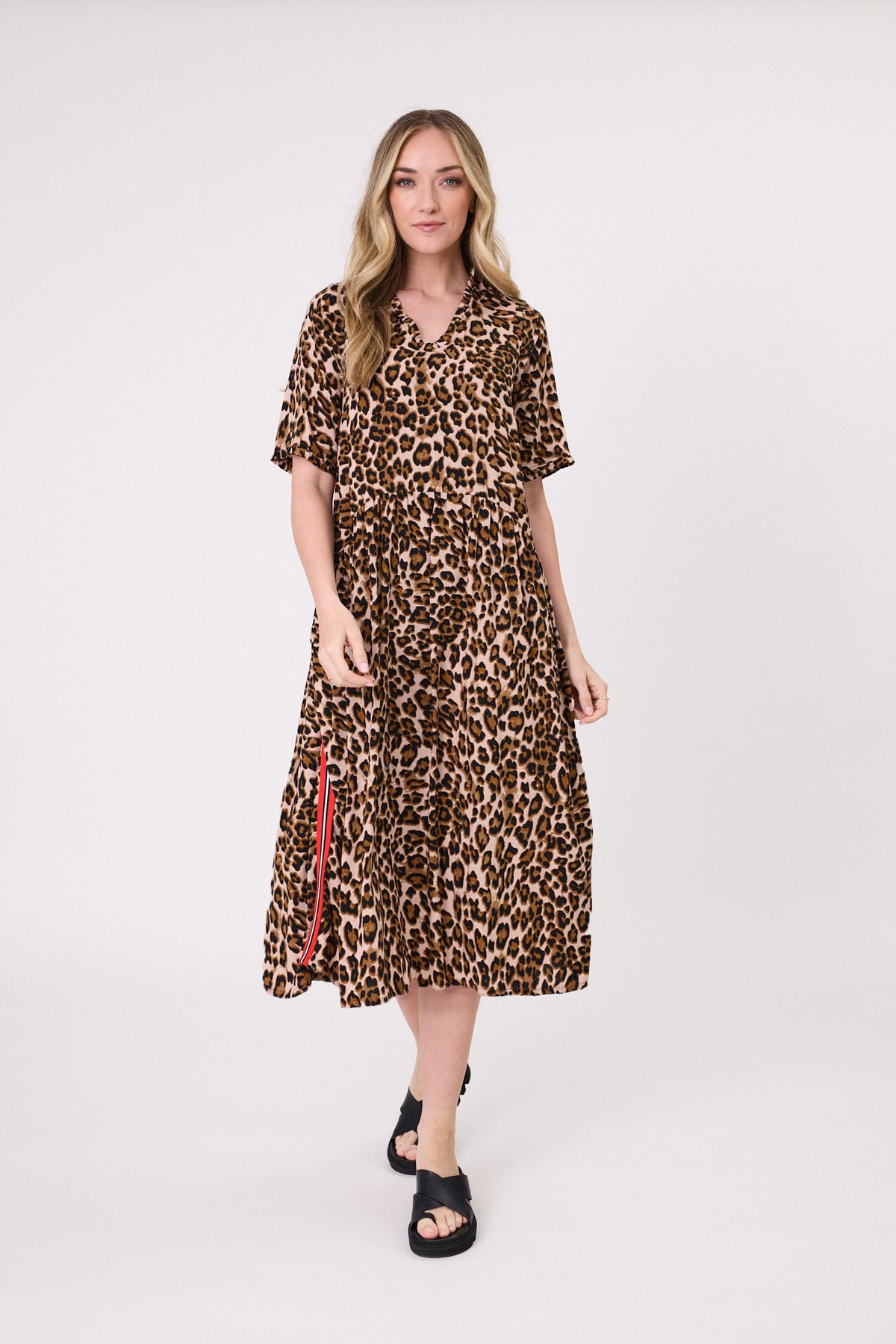 Leona Dress - Leopard Print