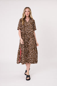 Leona Dress - Leopard Print