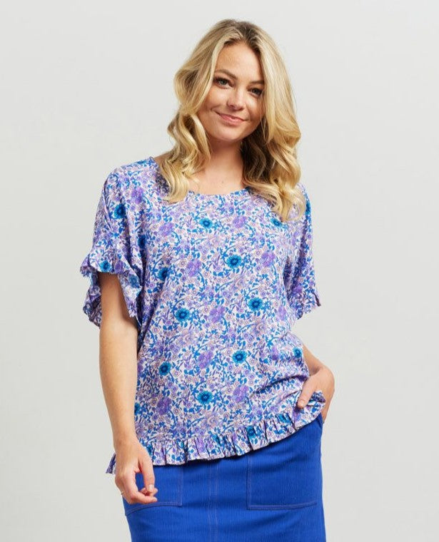 Lilah Top - Floral Meadow