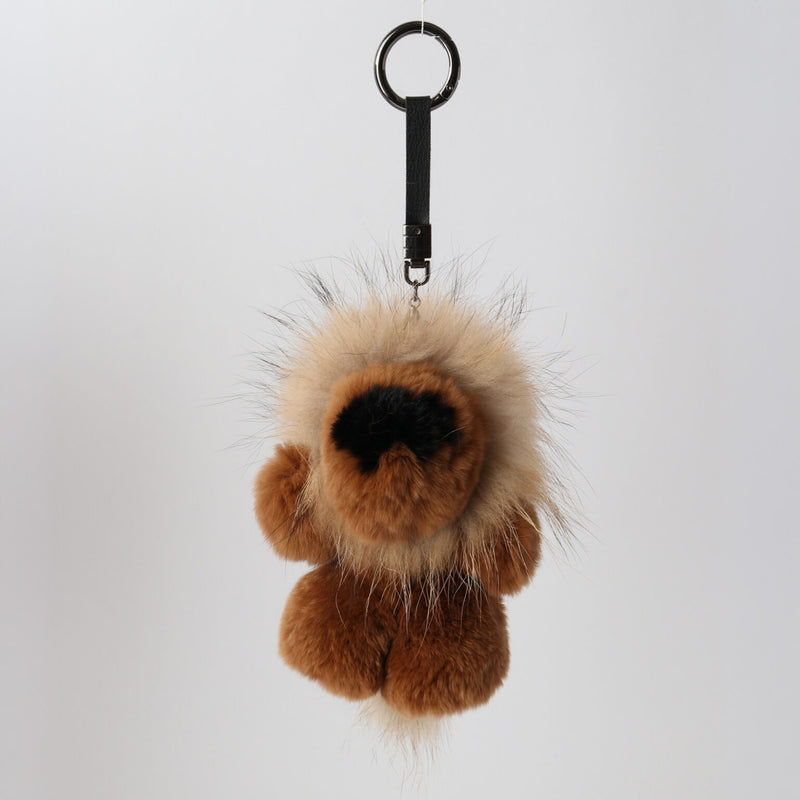 Lion Keyring - Tan