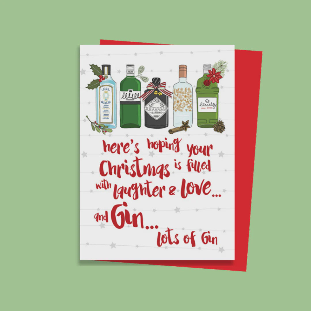 Lots of Gin Christmas Card