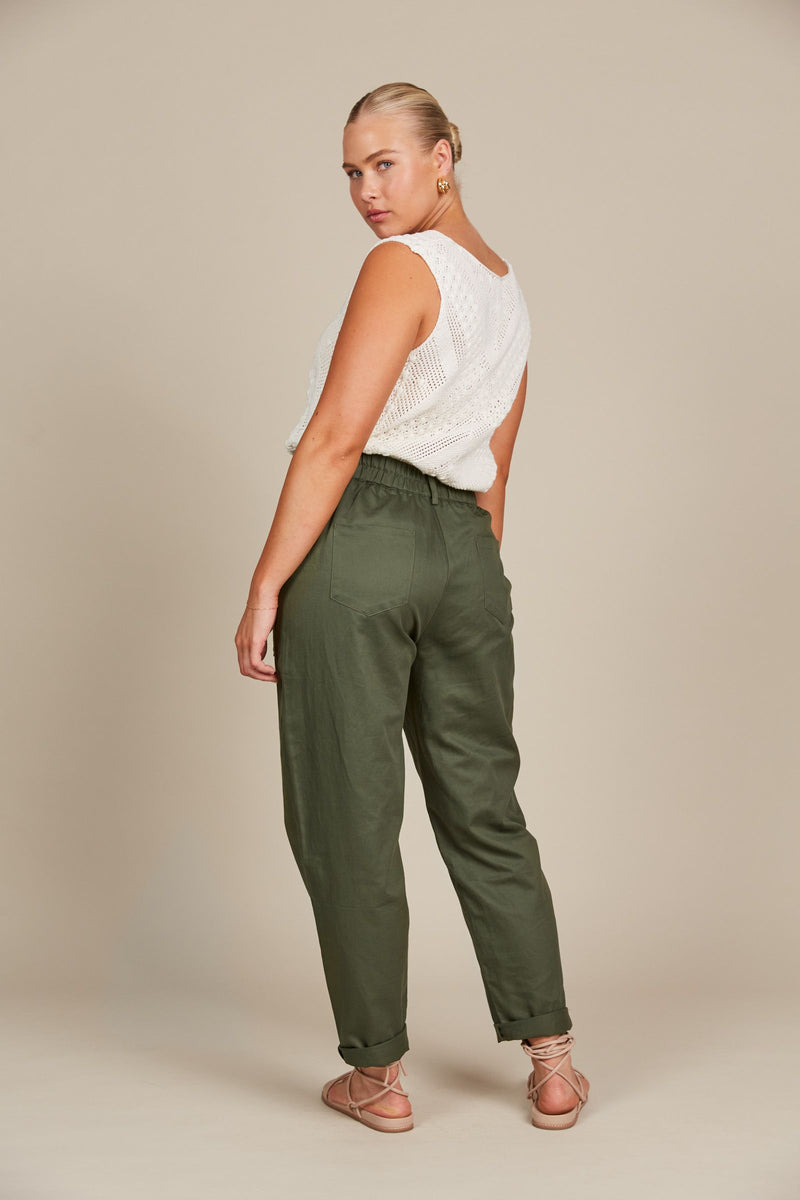 Lucille Pant - Olive