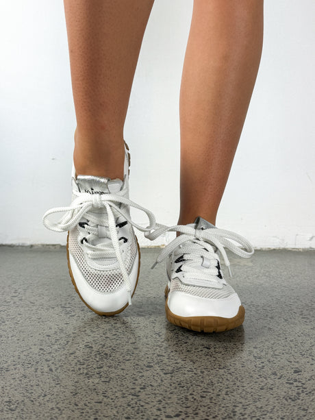 Luxe Runner - Mesh Ivory/Pink