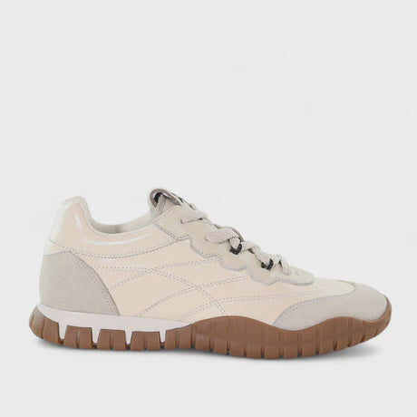 Luxe Runner - Ivory Suede Leather