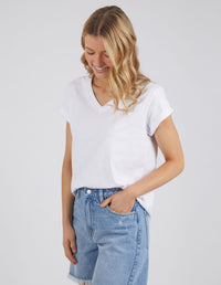 Manly Vee Tee - Wh