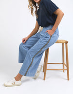 Greta Wide Leg Pant - Light Blue Wash