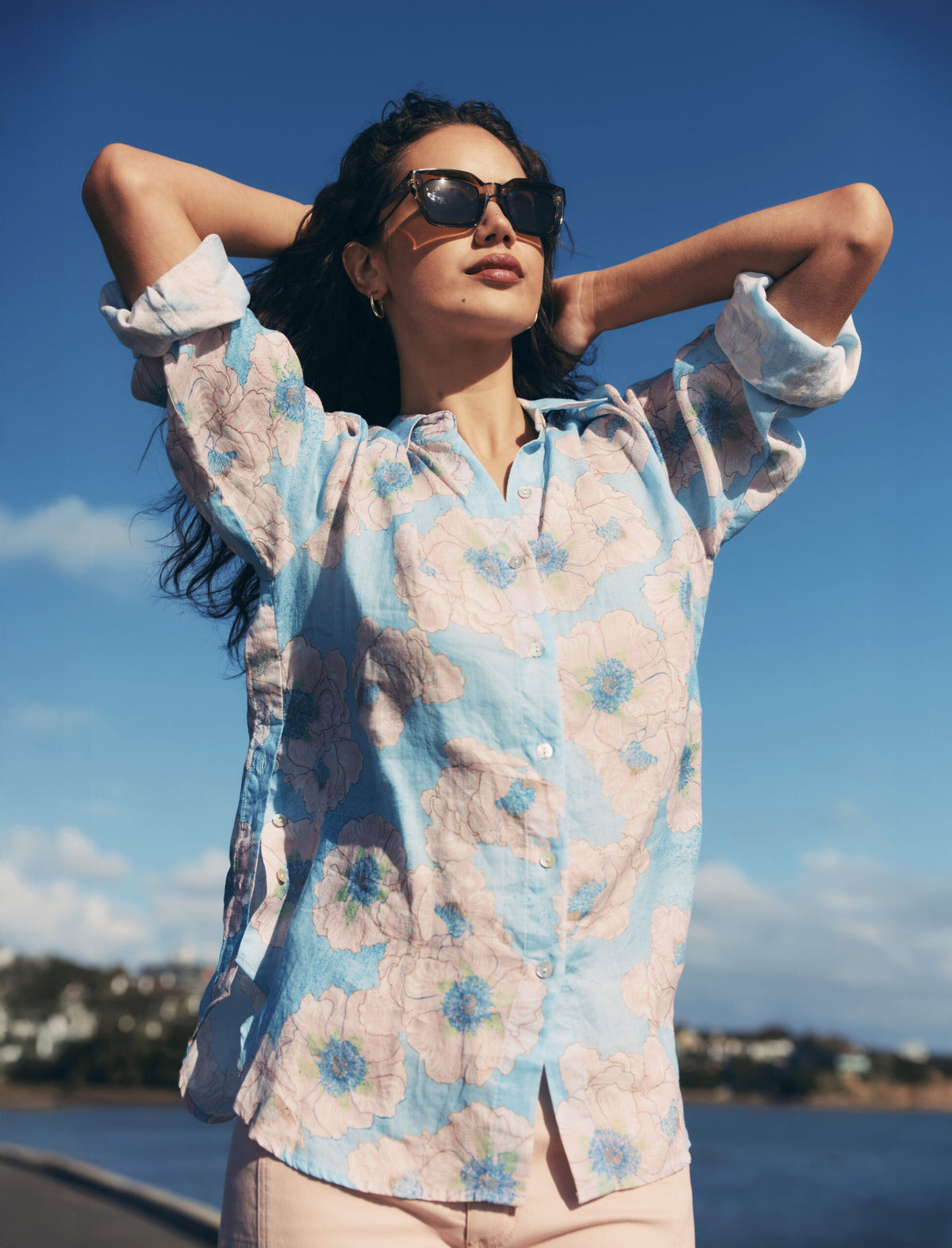 Poetic Shirt - Eggshell Multi