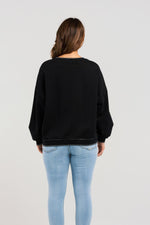 Maisie Sweat - Black