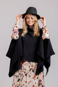 Nessie Cape - Charcoal