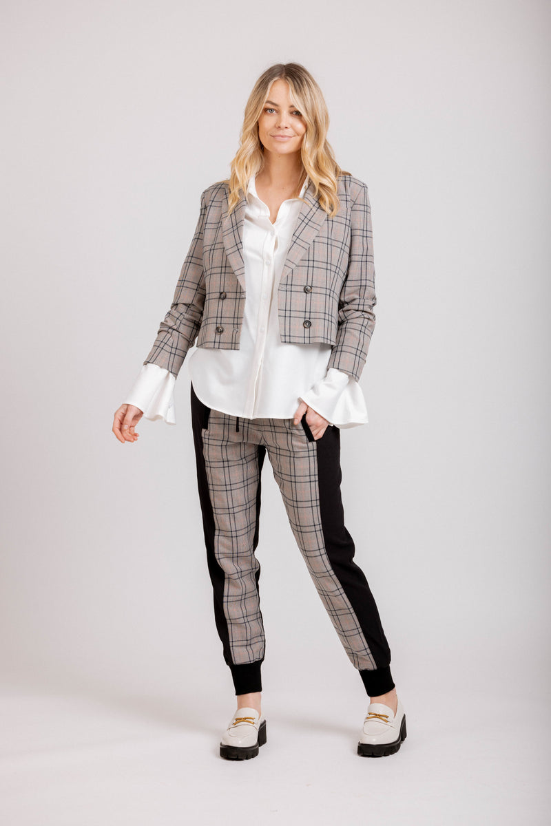 Contessa Blazer - Plaid